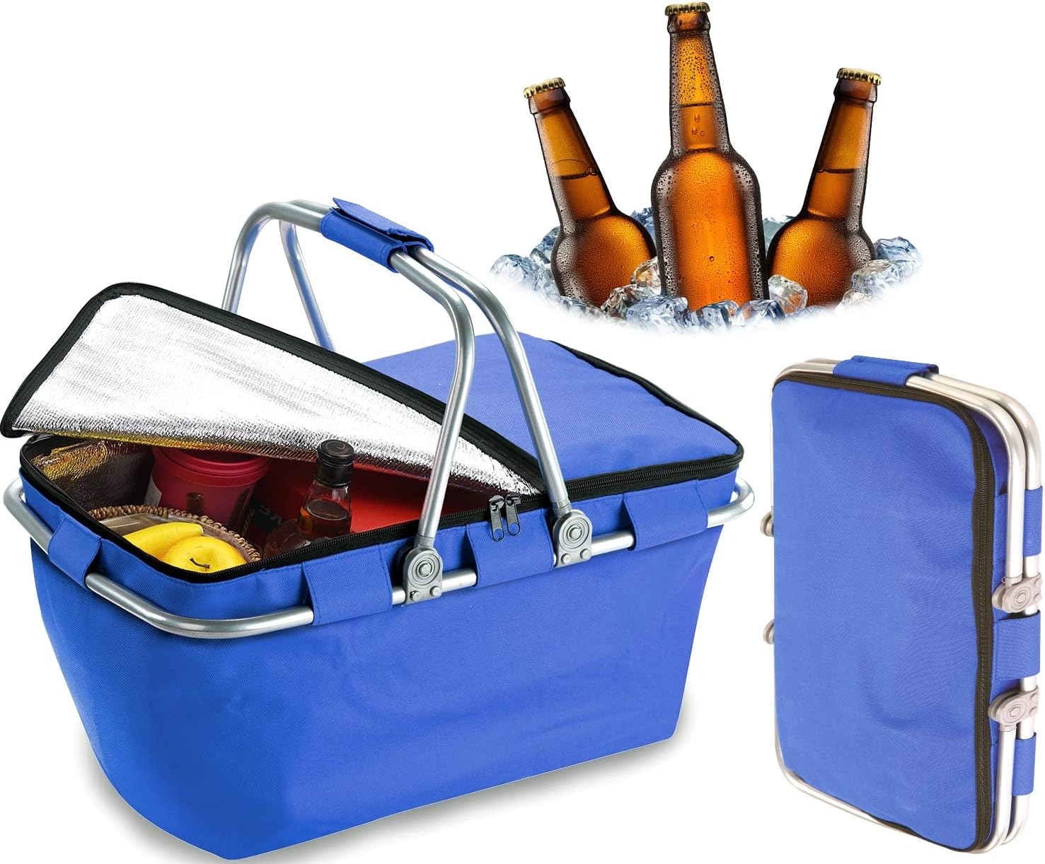 Bundaloo Insulated Picnic Basket Cooler Large 34L