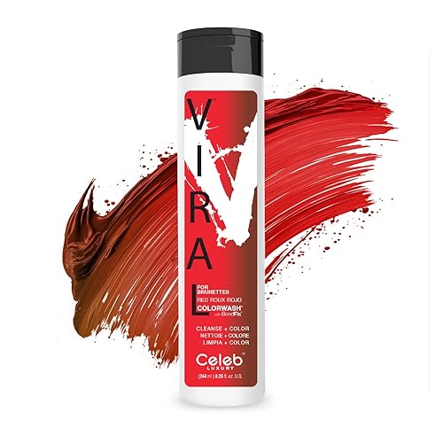 Celeb Luxury Viral Colorwash Color Depositing Shampoo - Semi Permanent Hair Color, Vegan Hair Dye