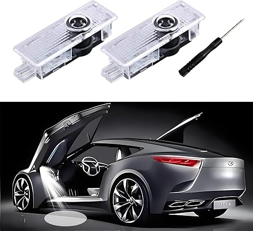 Miniatura 7 de 2 piezas de luces de puerta de coche Logo proyector accesorios para VW