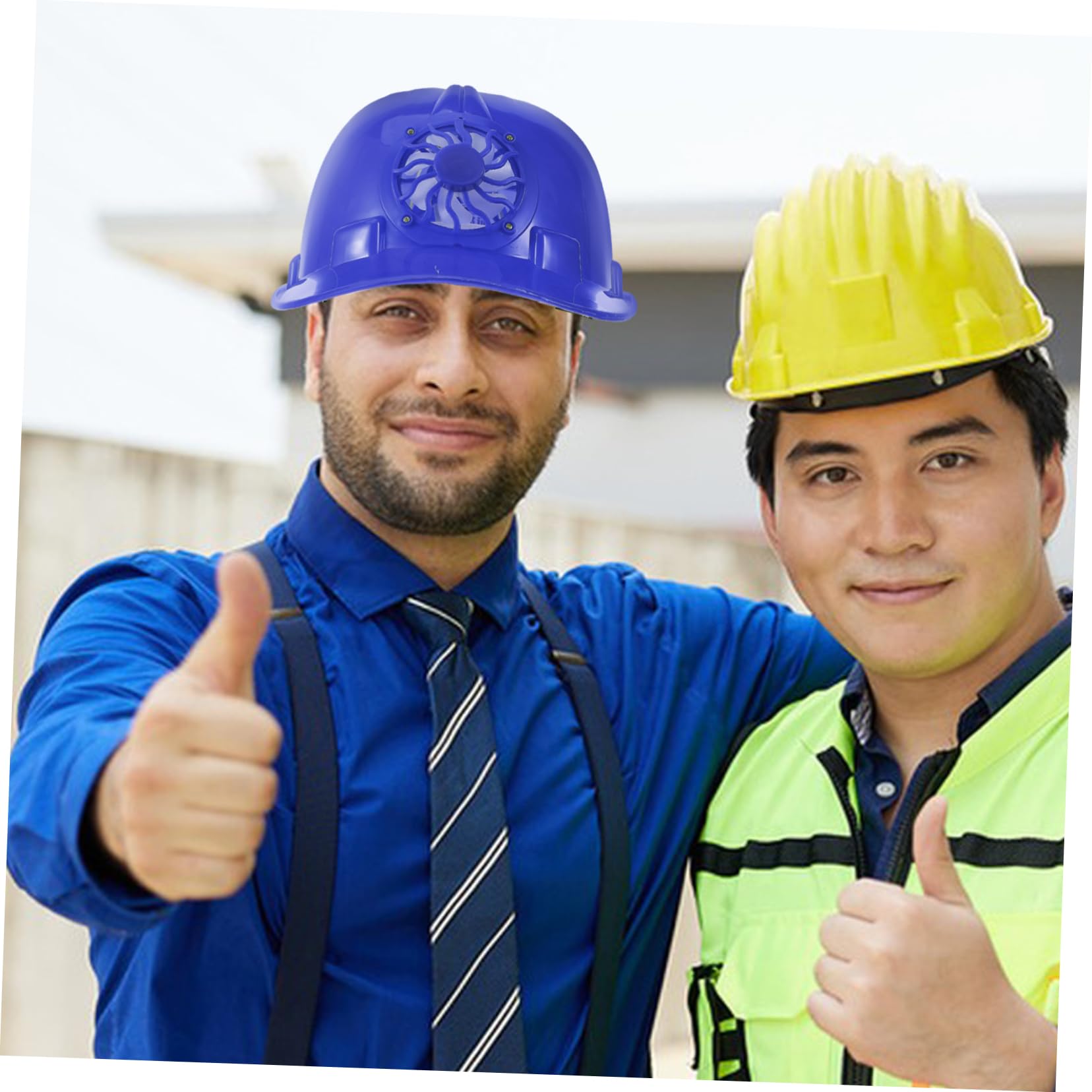 jojofuny Casco Sombrero De Construcción Hombres Sombrero De Seguridad para La Construcción El Plastico