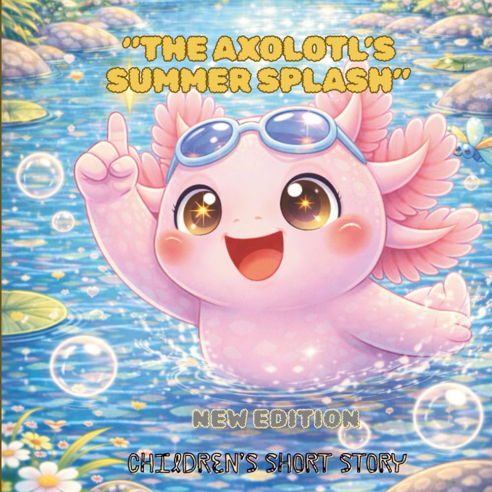 CHILDREN'S STORY BOOK:NEW EDITION:The Axolotl’s Summer Splash: A Sweet Summer Story About Joy and Self-Care (“Bezy the Axolotl Adventures”)