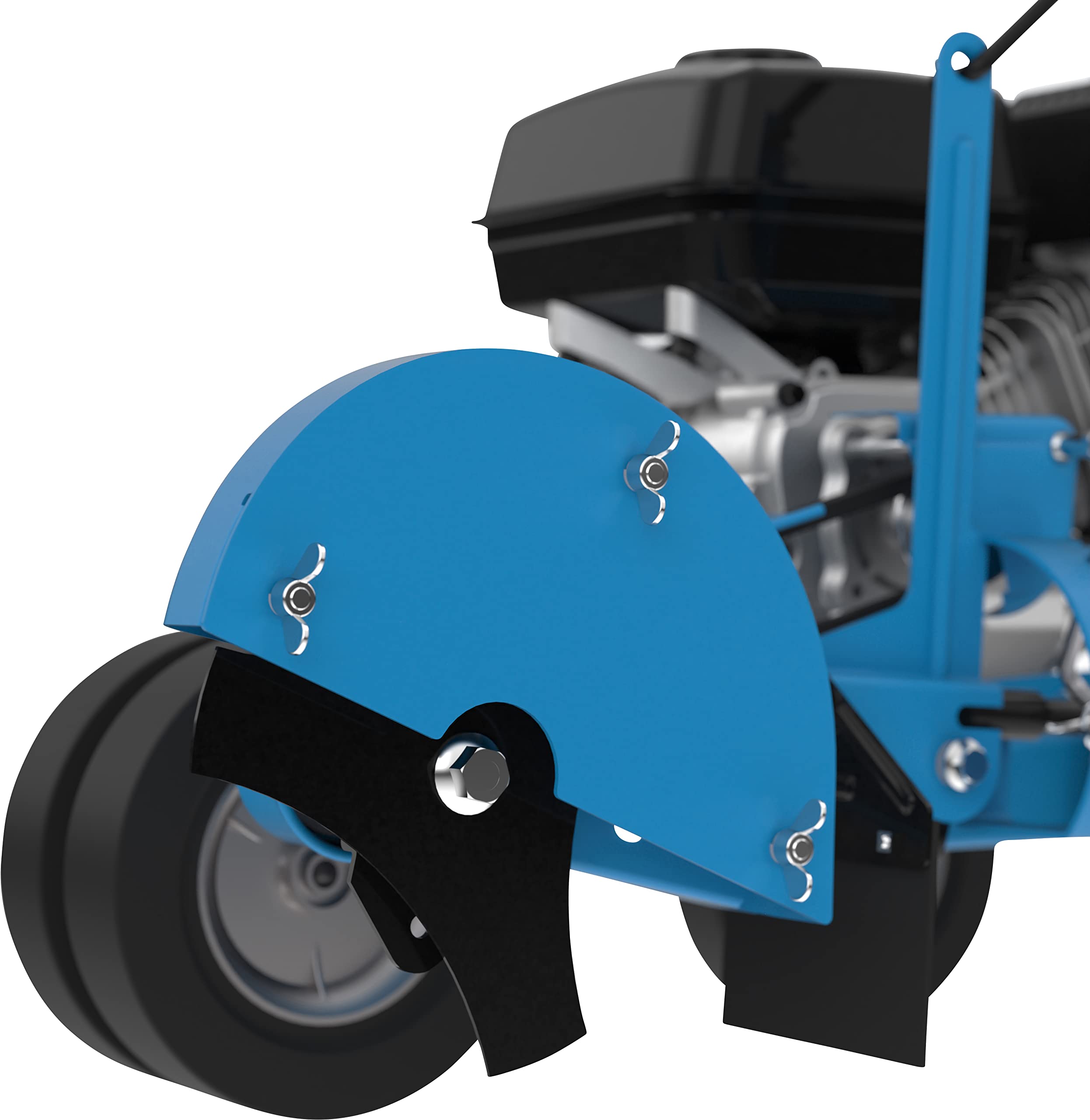 Güde 95316 Rasenkantenschneider GRKS 2301 (4-Takt Motor, Motorleistung: 4,1/5,6 (kW/PS), Hubraum: 196 cm³, Messer-Ø: 228 mm, 7-fache Schnitthöheneinstellung: 0 bis -76 mm, inkl. 3-Zahn Messerblatt)