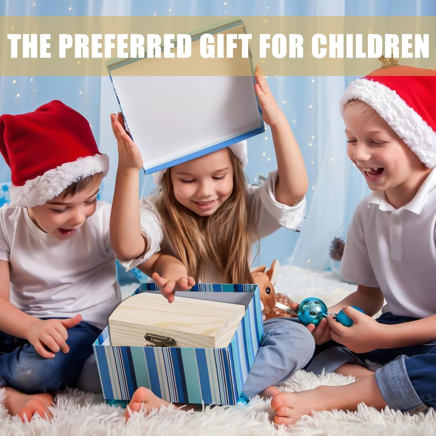 Pack of 12 Wooden Treasure Chest with Curved Lid and Metal Clasp 9 x 5.5 x 5 cm Wooden Box with Vintage Clasp Hinges Treasure Chest for Birthday Pirate Parties Gifts Jewellery Box