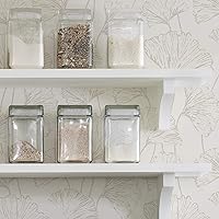 Vista 7 de NuWallpaper Silver Hikarigaoka Peel and Stick Wallpaper, NUS3578