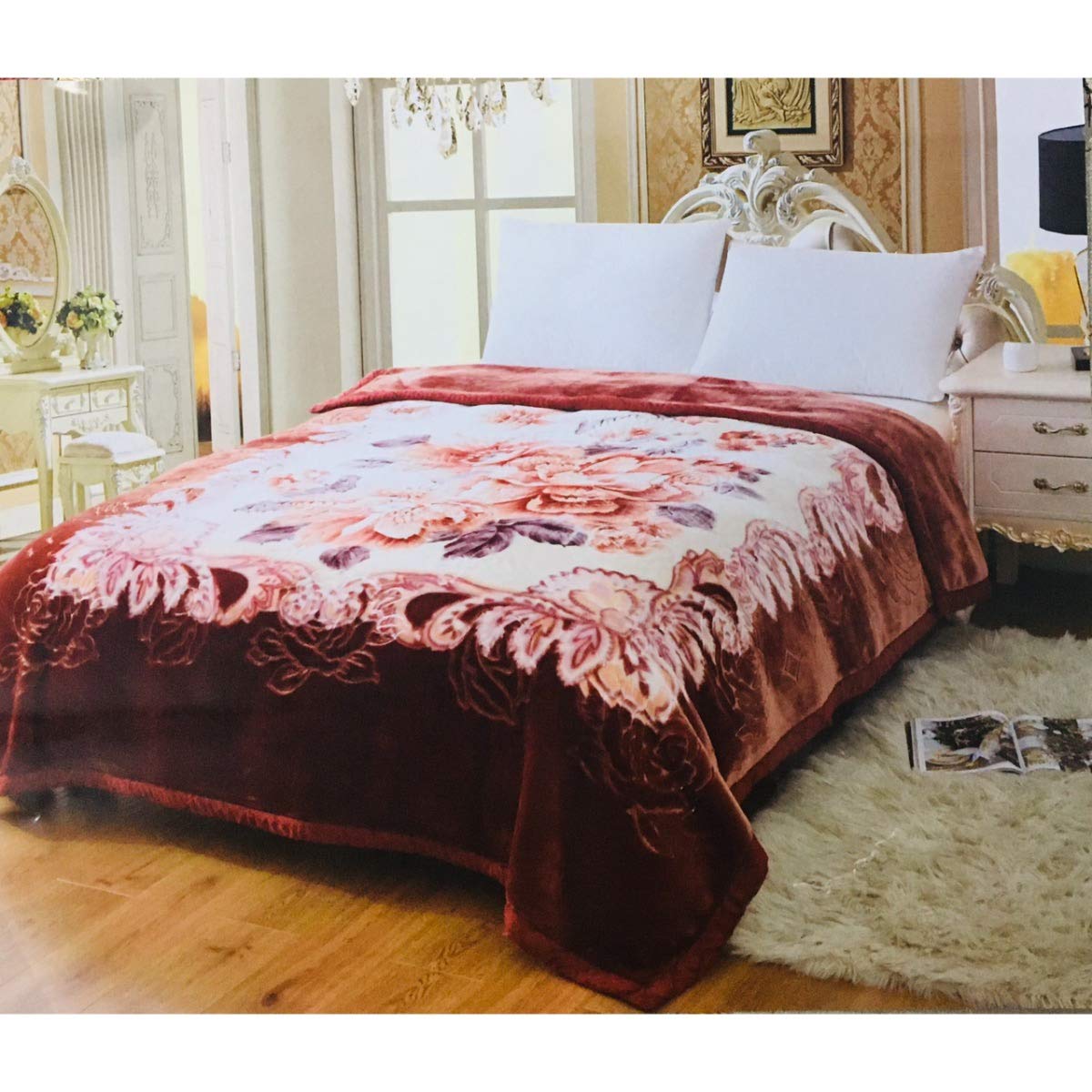 Buy 24x7 Home Store Premium Double Bed Double Ply Blanket Queen Size Mink  Blanket (90x100 inches) Online at Low Prices in India - Amazon.in