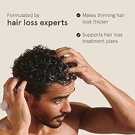 Keeps Mens Hair Loss Shampoo & Conditioner with Biotin - Anti-Thinning & Hair Growth Products for Men - DHT Blocker with Saw Palmetto & Caffeine for Fuller, Thicker Looking Hair - Color-Safe