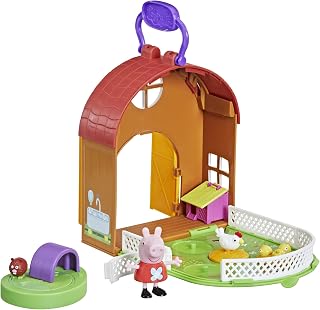 Peppa Pig F2195 Adventures Peppa’s Petting Farm Playset Preschool Toy, Includes 1 Figure and 4 Accessories,Medium