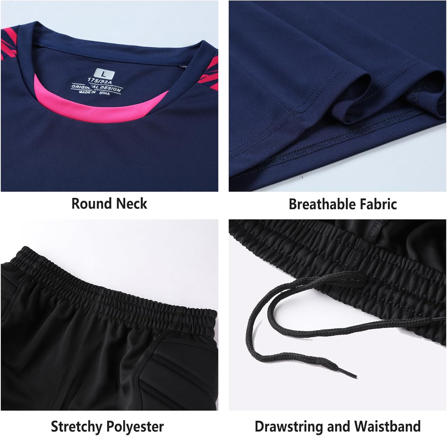 Quick-Dry Breathable Goalie Shirt with - Custom Goalkeeper Jersey for All Ages - Adults/Kids/Teens - Image 6