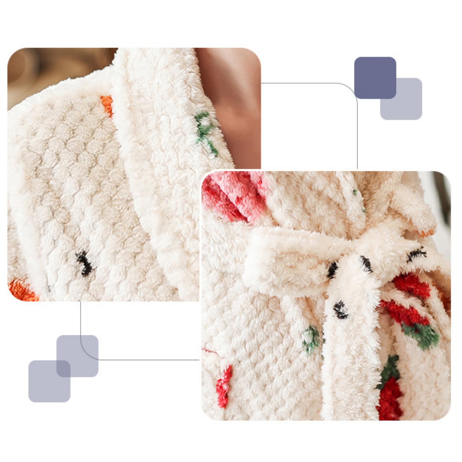 Surwin Albornoz Ducha Microfibra Mujer Hombre, Albornoz Largo con Cinturón Unisex Bata de Casa Invierno Talla Grande Bata de Baño Cálido Invierno para Adulto