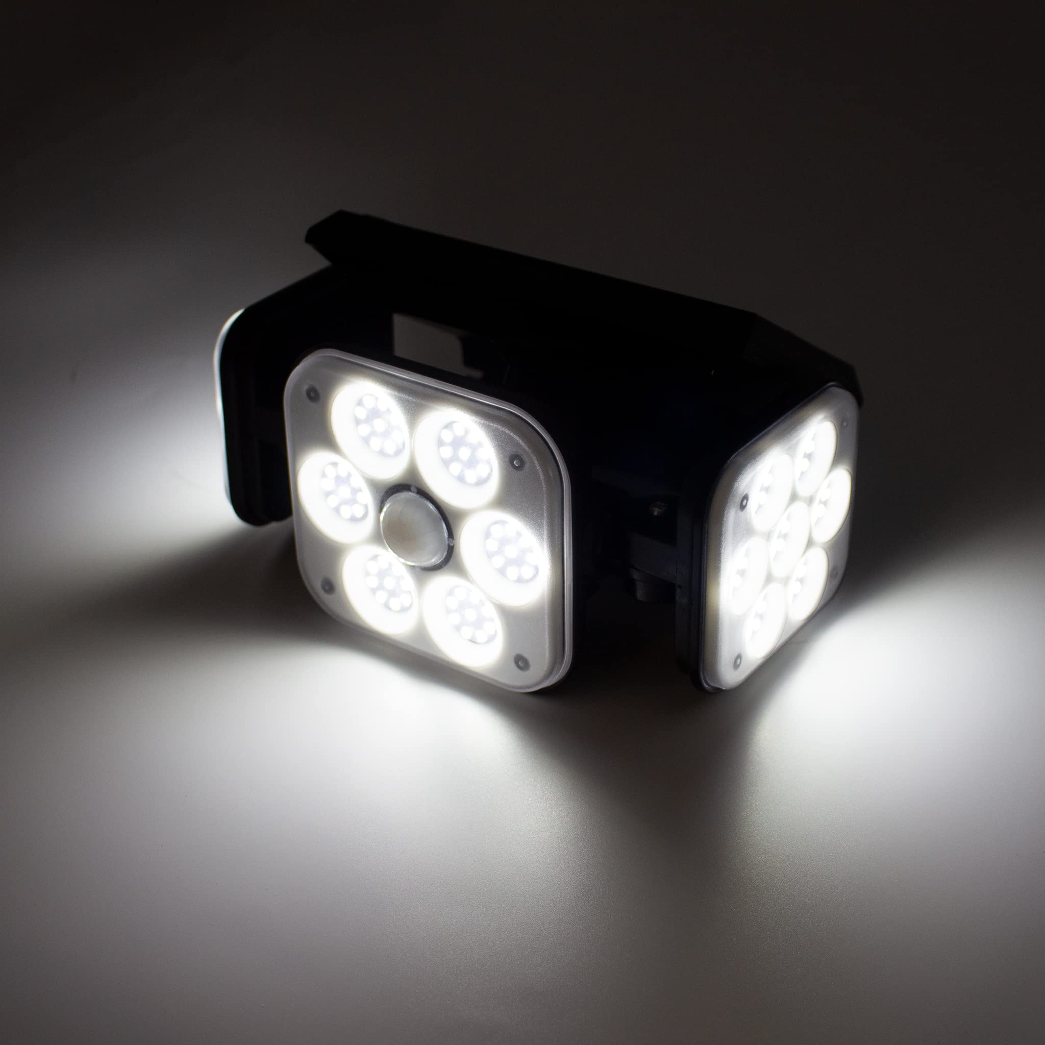 Solarny świetlny LED na Zewnątrz ścienne, 2 Liczba, 138 LED, Oświetlenie 270º, 3 Tryby, CE i RoHS Certyfikat