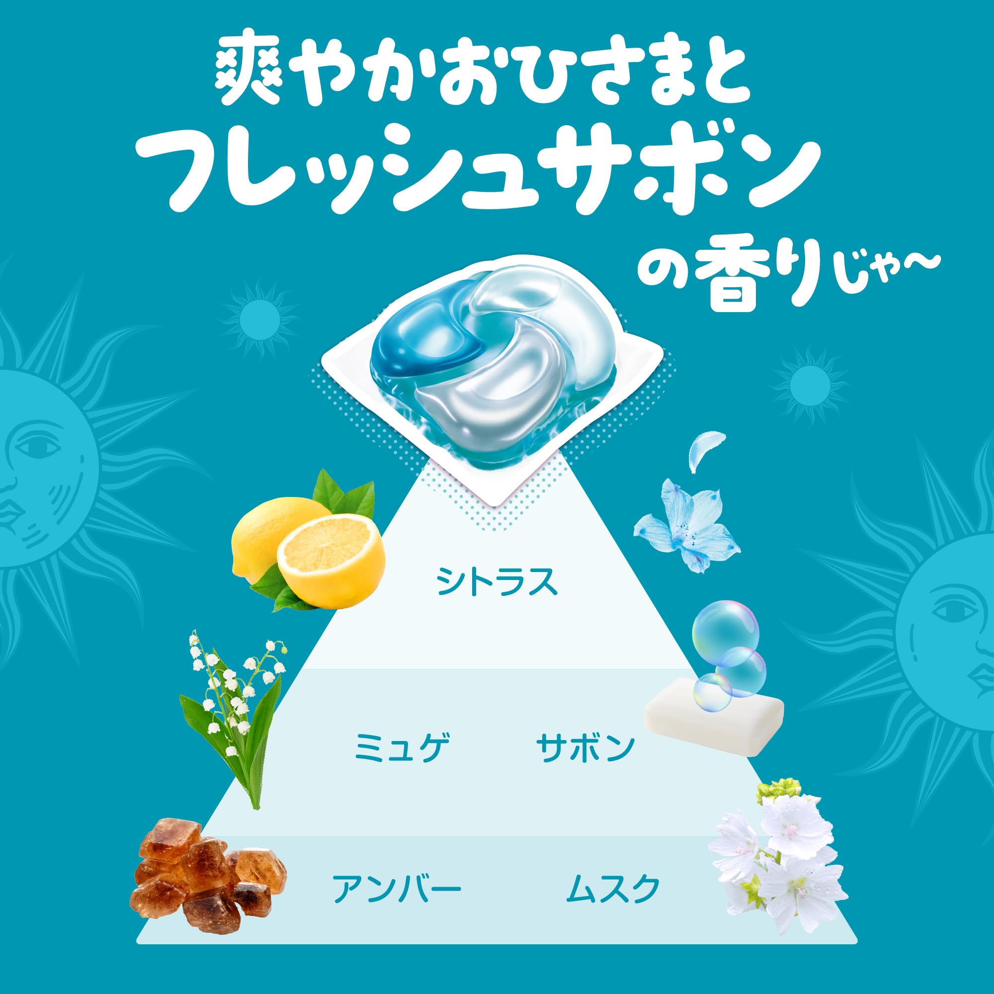 Amazon.co.jp: ボールド ジェルボール 柔軟剤入り 【ケース品】 大容量