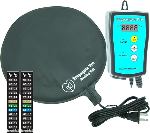 Almohadilla de calor para cerveza casera y fermentación de cerveza y vino de 120 VCA 12 o 25 vatios segura para fermentadores de plástico y vidrio