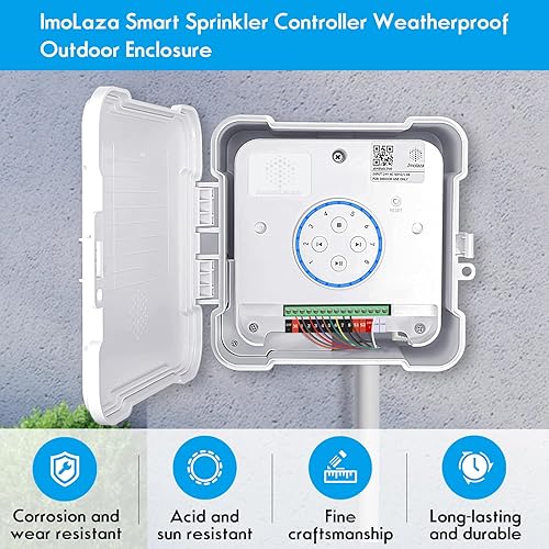 Miniatura 3 de ImoLaza Caja de control de rociadores impermeable, carcasa resistente a la intemperie para controladores de rociadores ImoLaza, compatible con 4