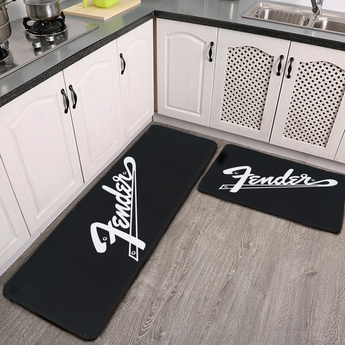 Amazon｜Fender フェンダー ギターマット キッチンマット フランネル 