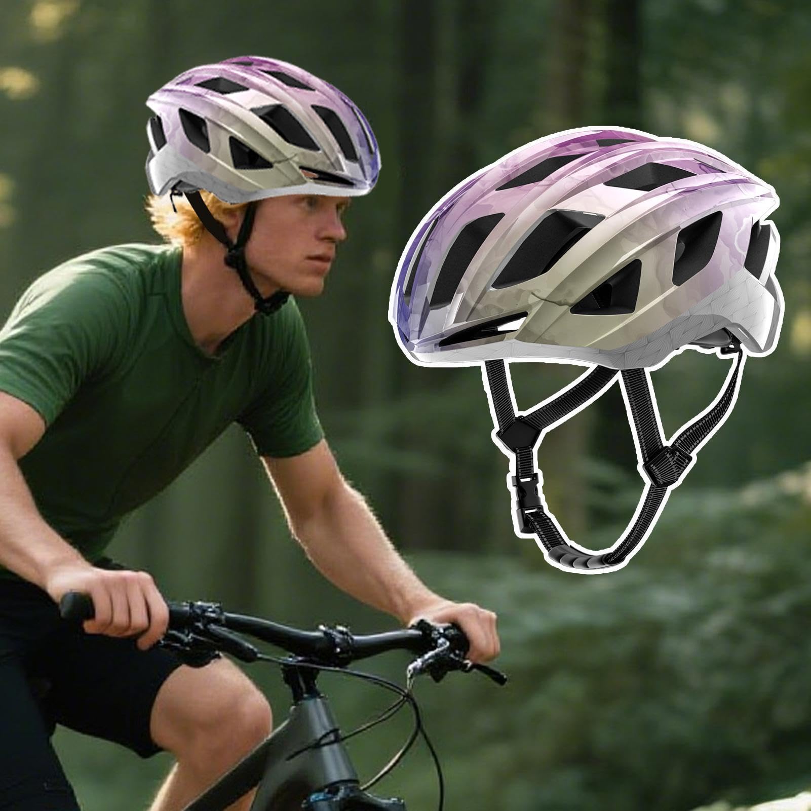 rowerowy Ochronny Regulowany Oddychający Przewiewny
