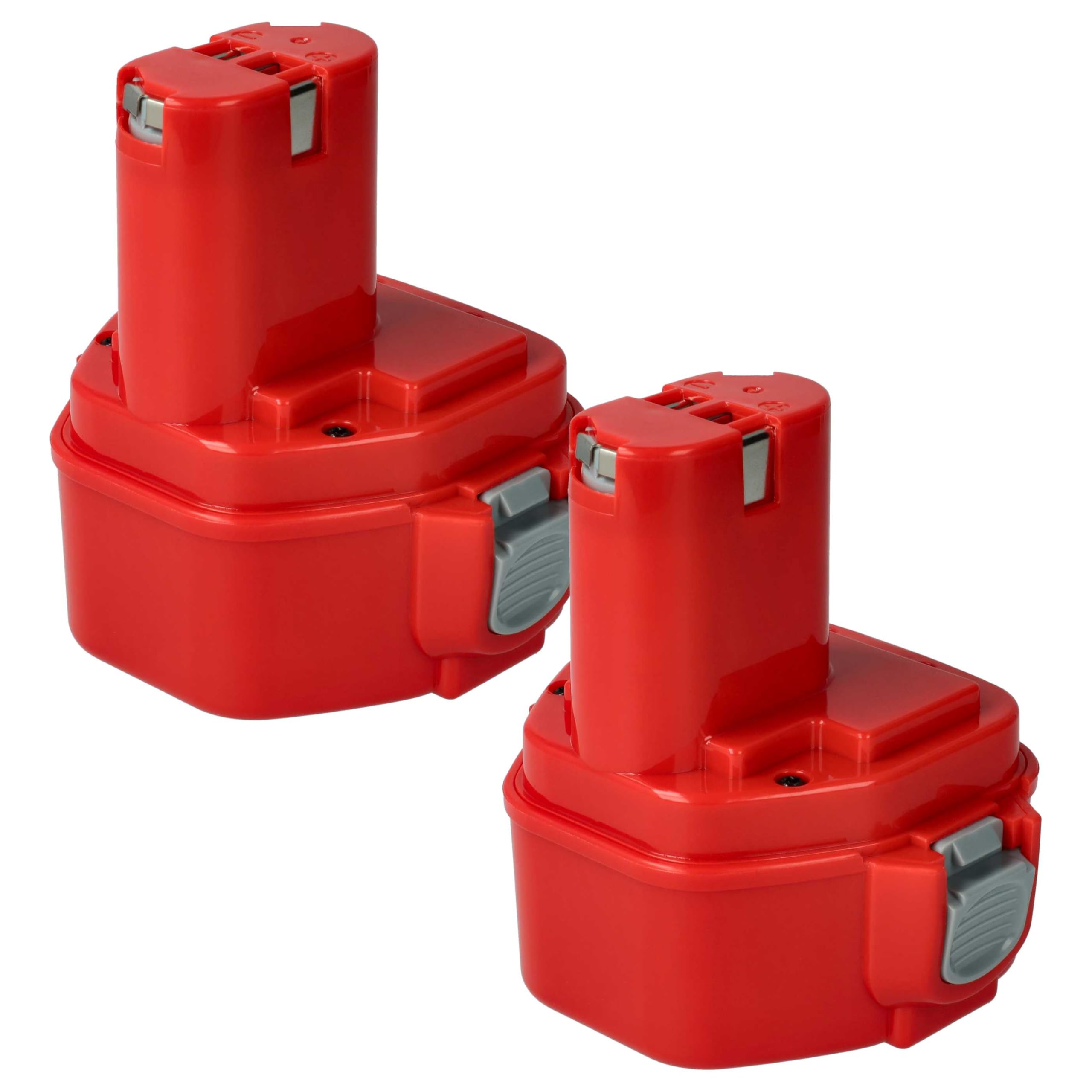 vhbw 2x Batteria compatibile con Makita 6270DWE, 6270DWPE, 6271D, 6271DWAE, 6271DWAET2, 6271DWALE, 6271DWE attrezzi da lavoro (3000mAh NiMH 12V)