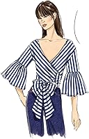 Vista 3 de Vogue Patterns Camiseta de señoritas, 14-16-18-20-22, rojo