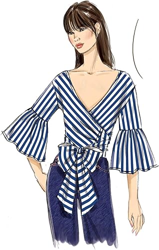 Miniatura 3 de Vogue Patterns Camiseta de señoritas, 14-16-18-20-22, rojo