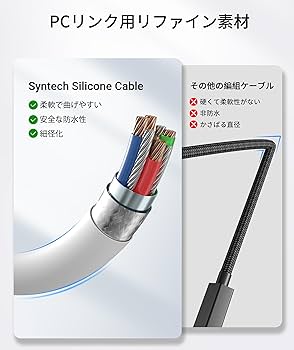 Amazon.co.jp: Syntech リンクケーブル 充電付き 5M Meta Quest