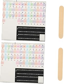 FAVOMOTO 1set Piano Stickers Removable Keyboard Sticker Piano Key Decals Piano Stickers 61 Keys Transparent Stickers Kids Musical Instruments Removable Stickers Piano Decal Piano Decals