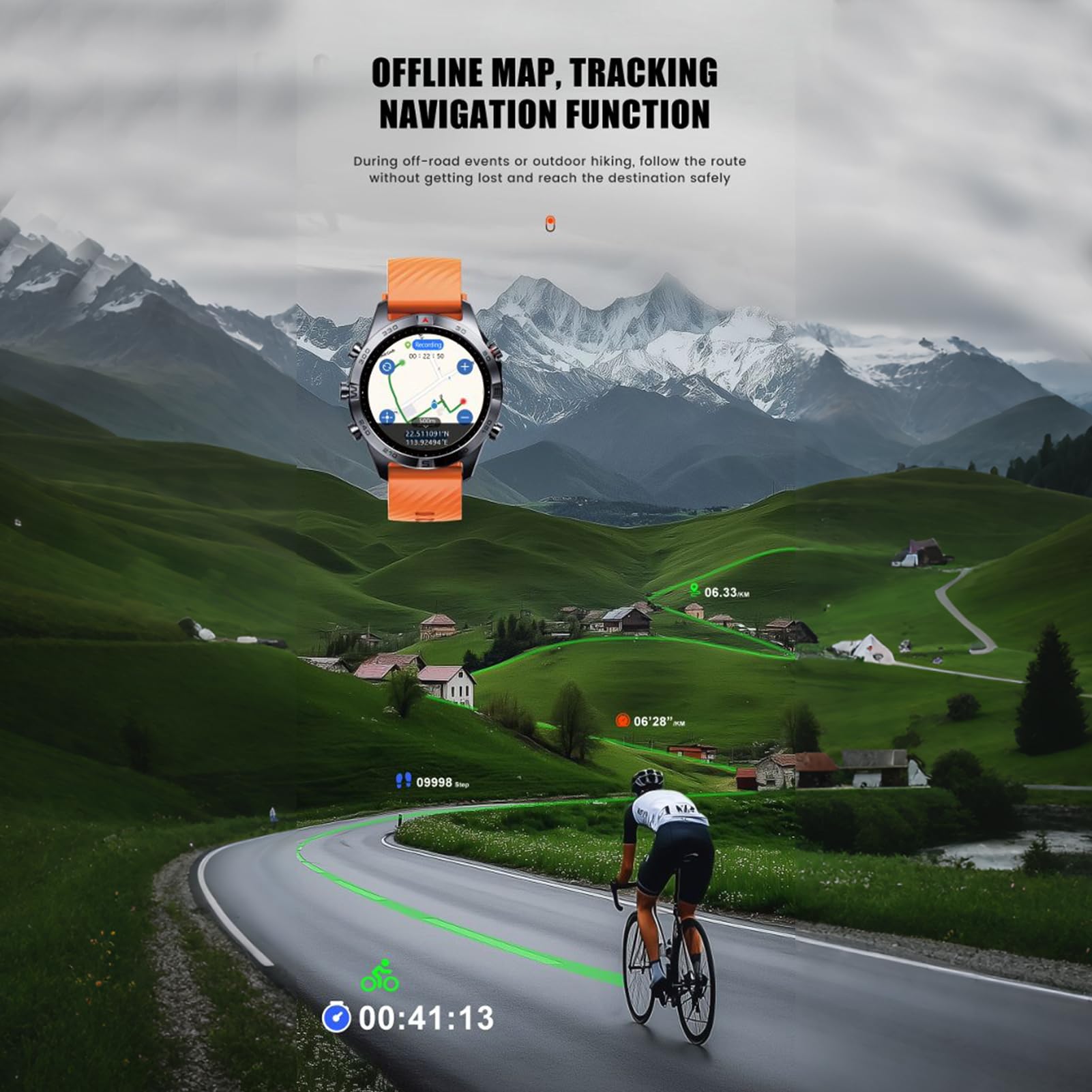 Reloj Deportivo Multifuncional, para Hombres y Mujeres.