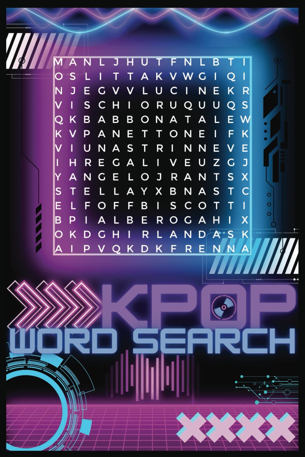K-POP Themed Word Search Puzzle Book: 50 Puzzles of Your Favorite Groups!