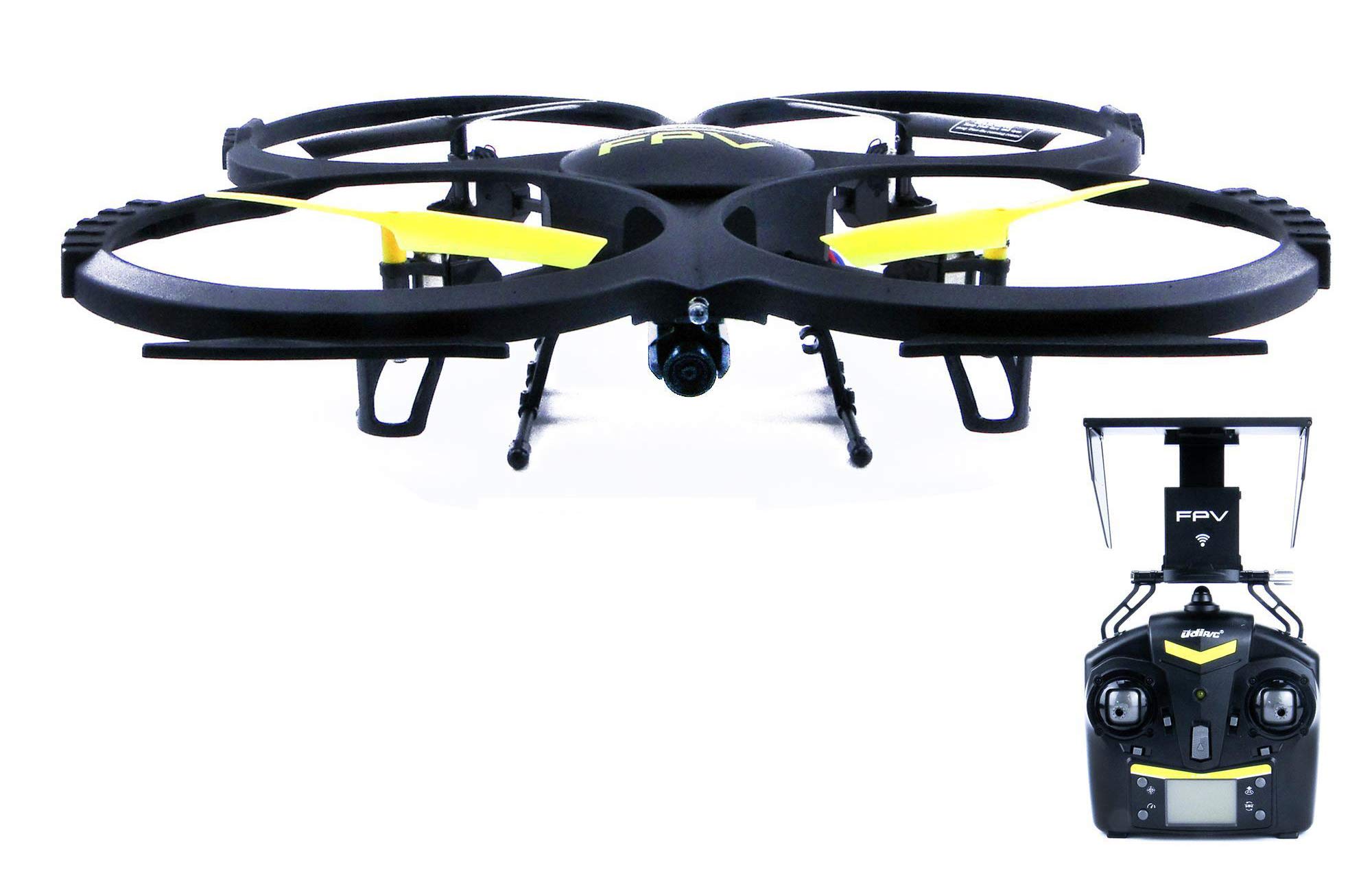 UDI U818A Drone 2MP WiFi FPV Fotocamera 2.4GHz Quadricottero Versione 2018 con modalità di mantenimento altitudine, modalità di ritorno Headless Mode, avviso di livello batteria, pianificazione delle