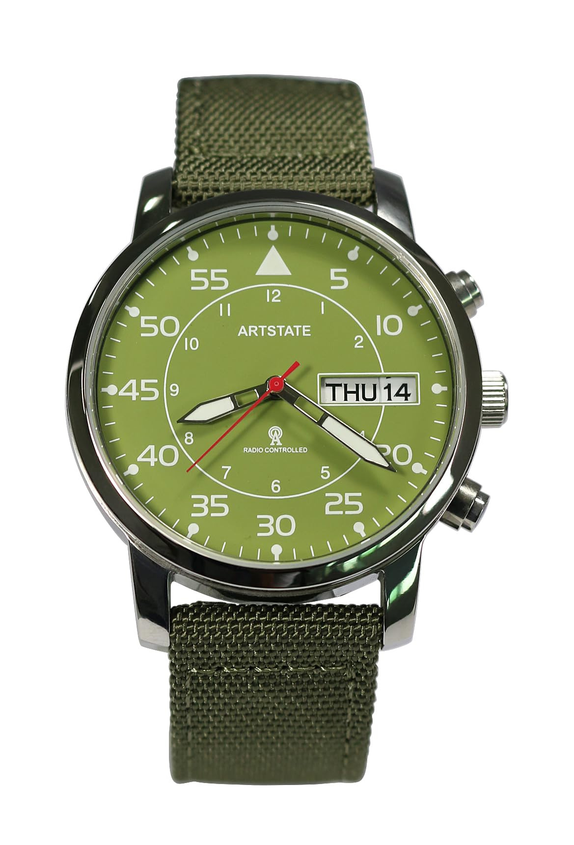 ARTSTATE AS1602 Funk Quarz Herren Uhr Analog mit Nylonarmban