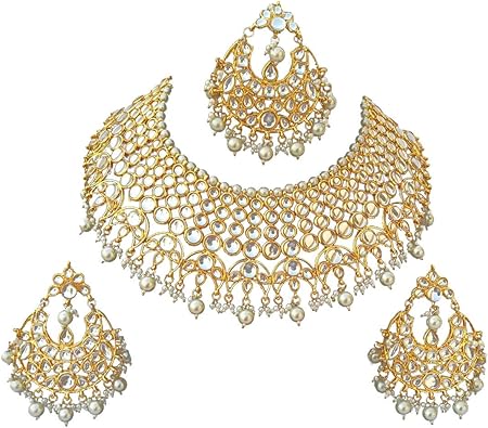 Gold plated indian bridal jewelry set Clearance