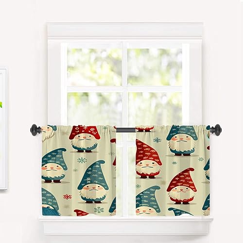 Miniatura 792 de Cenefas de cocina modernas con patrón de cobre marrón dorado para ventanas, cenefas opacas abstractas de marcas de arañazos y cortinas opacas