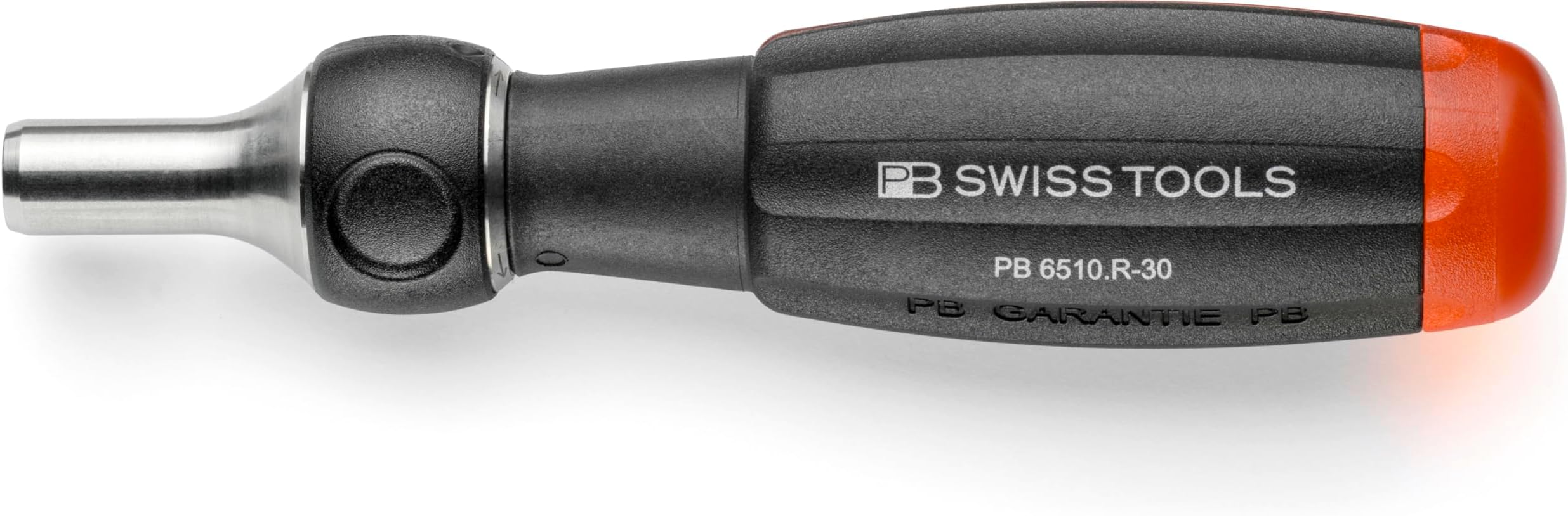 Ratchet Screwdriver Bit Holder with Magnet + 10 BITS Set - Swiss Made