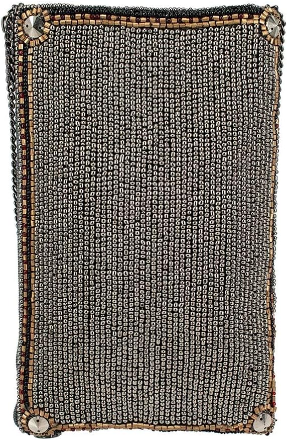 Mary Frances Payoff Beaded Crossbody Cell Phone Bag – Evening Clutch with Adjustable Strap for Travel, Weddings, Parties – Multicolor - Image 3