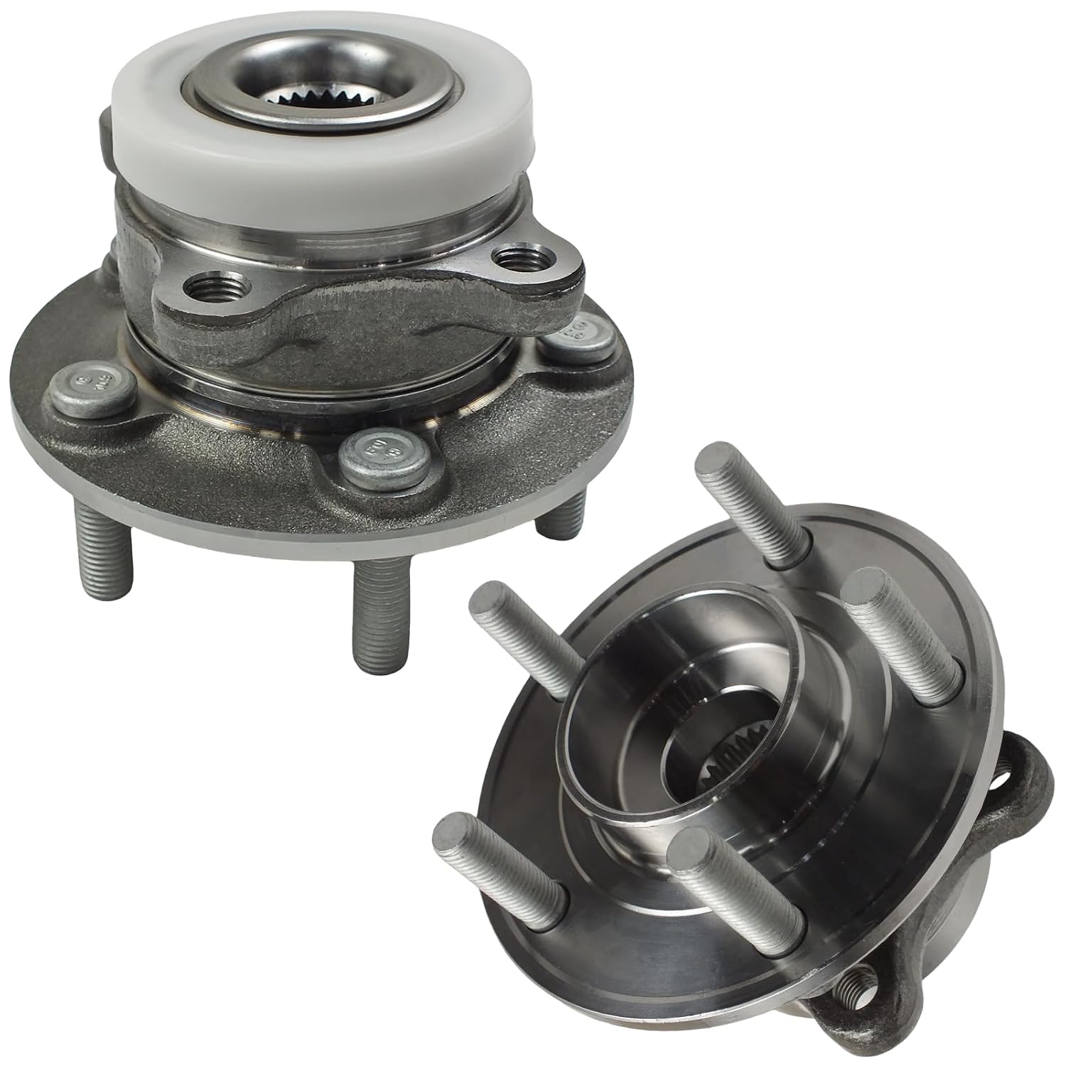 512498 2PC Front Wheel Hub and Bearing Assembly for 2013-2020 Ford Fusion, for 2013-2016 Lincoln MKZ, for 2019-2020 Ford Police Responder Hybrid, for 2019-2020 Ford SSV Plug-in Hybrid