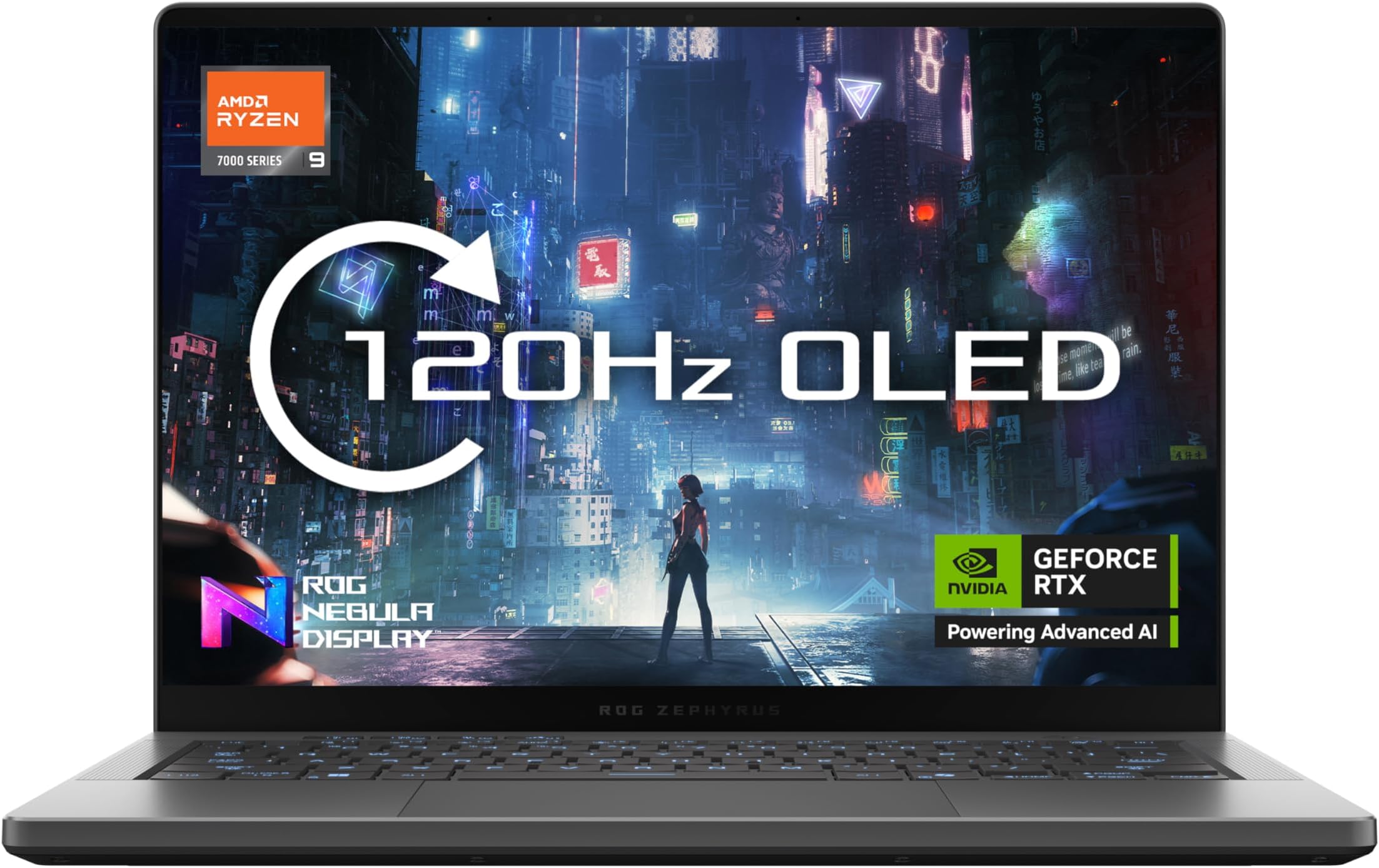 ROG Zephyrus G14 GA403UP 14.0" 3K 500nits 120Hz OLED Gaming Laptop (AMD Ryzen 9 270, NVIDIA GeForce RTX 5070 Graphics, 32GB RAM, 1TB PCIe SSD, RGB Backlit Keyboard, Windows 11)