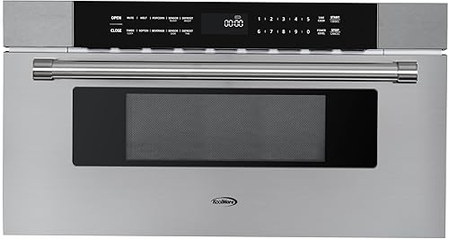 KoolMore KM-MD30-SS - Cajón para microondas, capacidad en acero inoxidable, 30 pulgadas1.2 pies cúbicos, color plateado