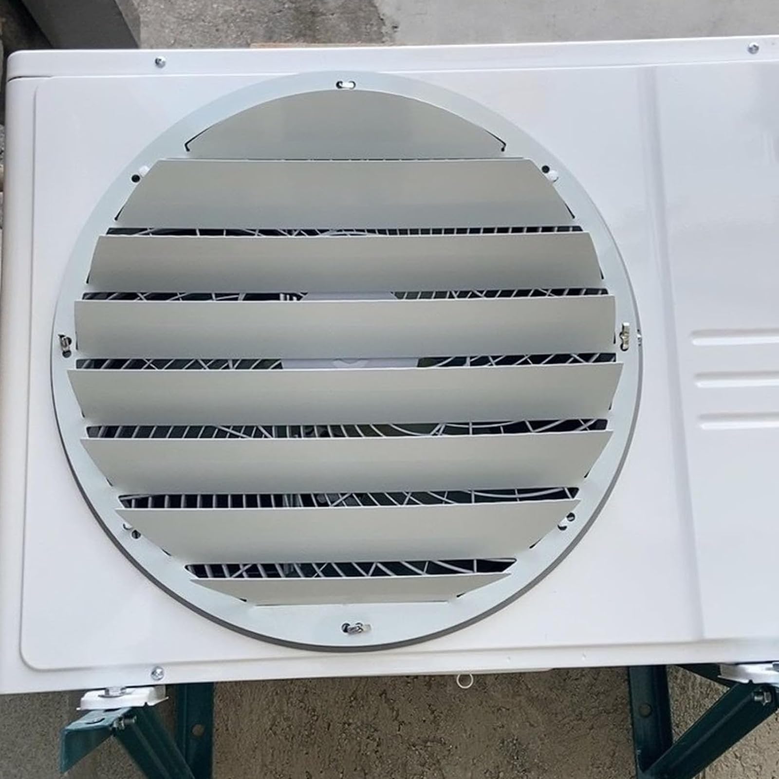 ITOSUI Air Conditioner Deflector Plate,Split Air Conditioner Outside Unit Cover,Anti-Direct Blowing Windshield,Heat Pump Unit Cover,Air Conditioner Condenser Protection Net(53cm/20.9in)