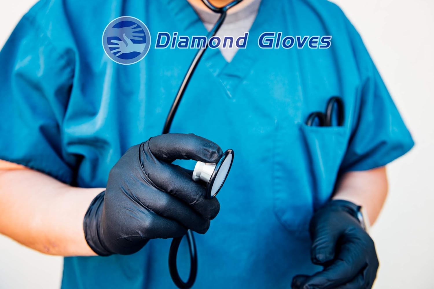 Advance Black Nitrile Exam Gloves IF 51, 5 Mil Powder Free, Latex Free Disposable Gloves, Micro Finger Textured