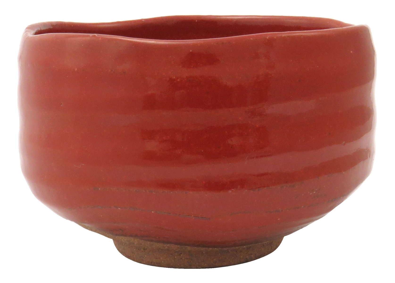Mino Ware 505-17 Matcha Bowl, Red Color, Made in Japan