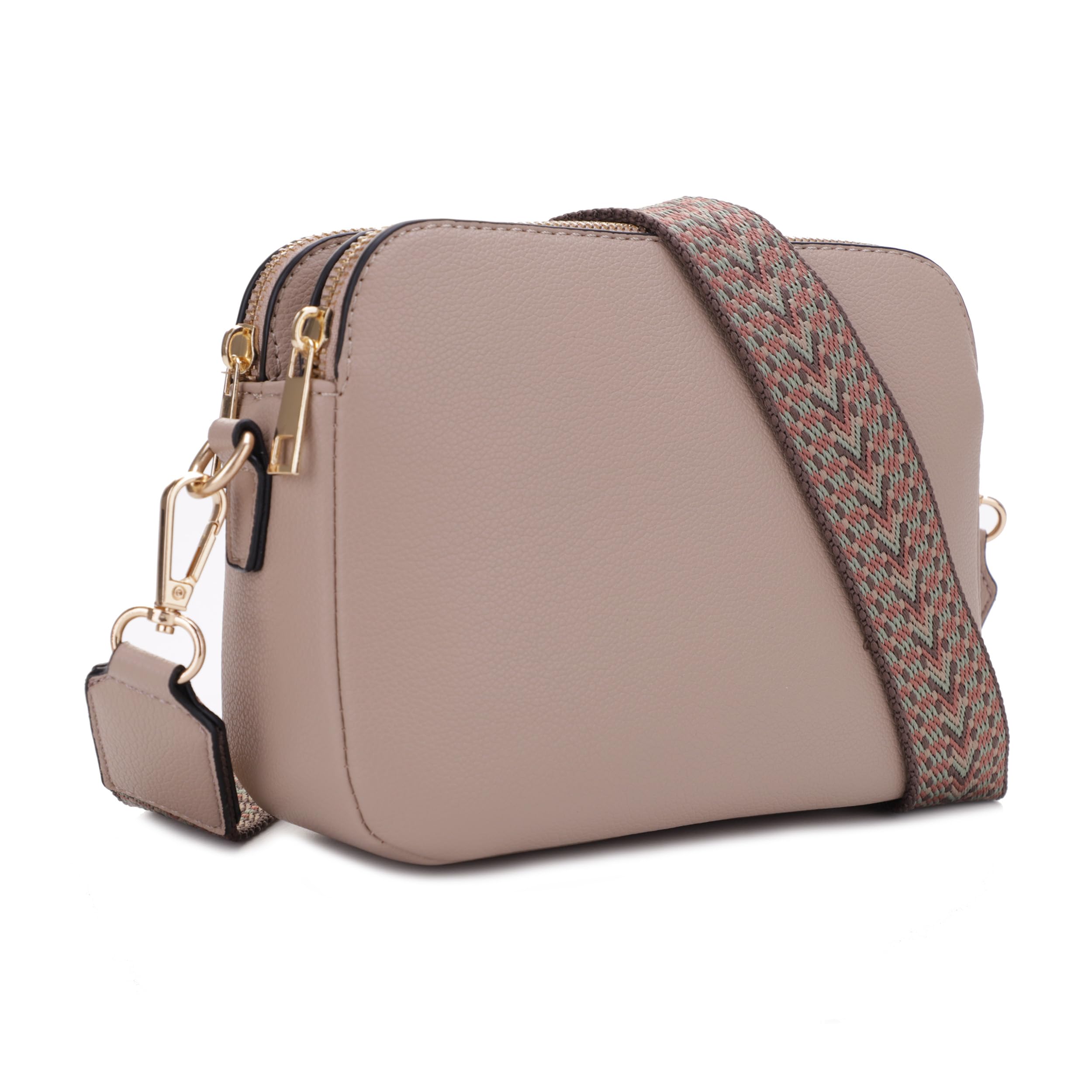 Emperia Crossbody Bag for Women Small Crossbody Camera Purses with Adjustable Webbing Shoulder Strap