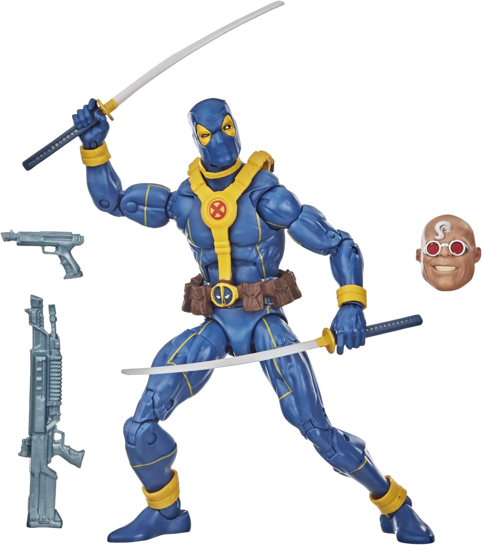 Marvel Hasbro Legends Series Deadpool Collection 6-inch Deadpool Action Figure Toy Premium Design and 4 Accessories