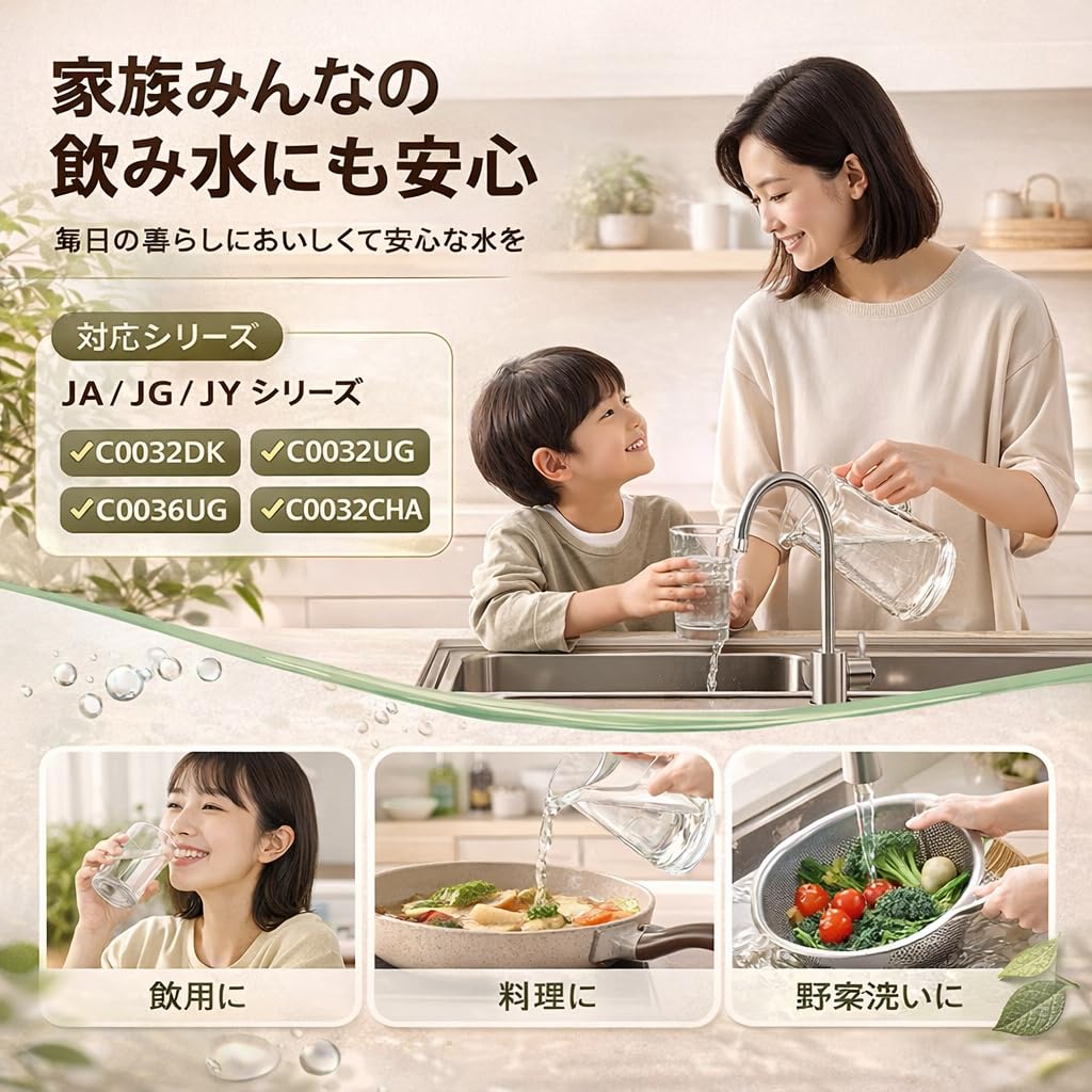 Amazon | GI-dueto JC0036UG対応 タカギ互換 浄水器カートリッジ 高