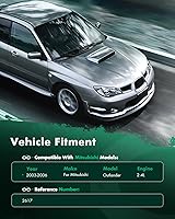 Vista 6 de SCITOO Radiador compatible con Mitsubishi Outlander CU2617 2003 2004 2005 2006