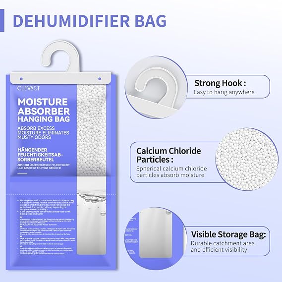 CLEVAST Moisture Absorber Boxes and Bags