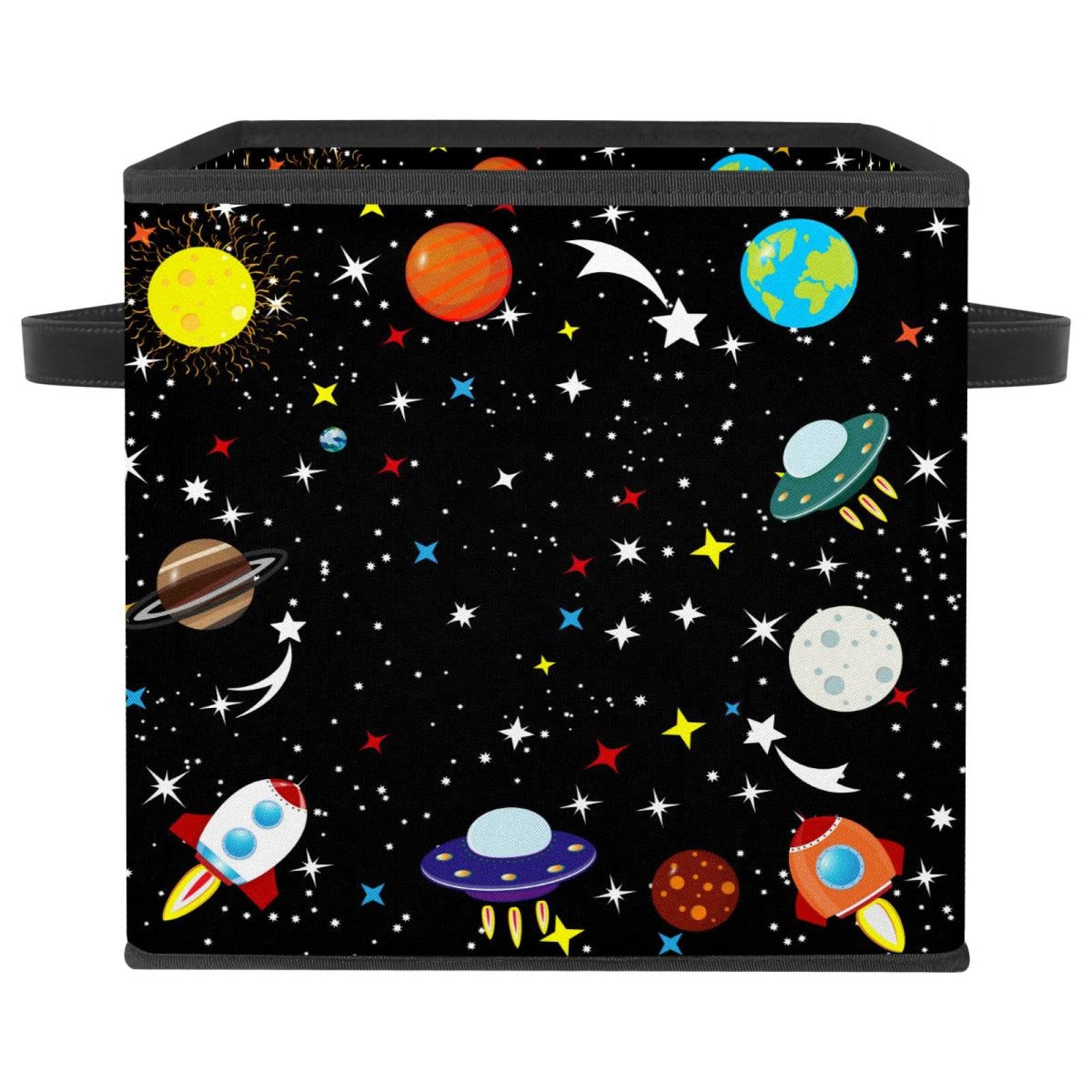 Cube de rangement pliable avec poignées pour placards et chambre