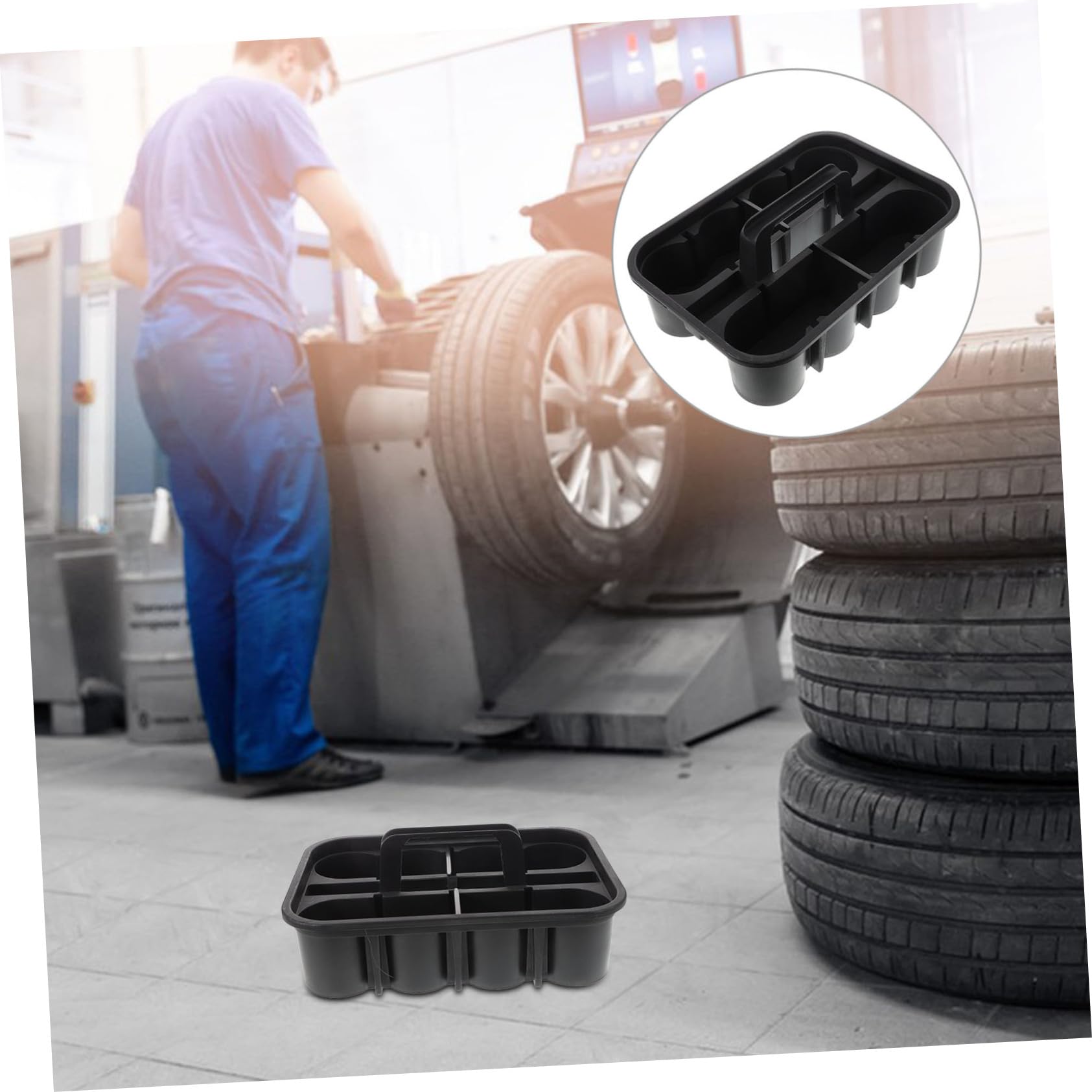 PRETYZOOM Cesta Colgante Para Ducha Kit De Limpieza Interior Del Coche Organizador De Artículos De Tocador Cesta Pequeña Para Ducha