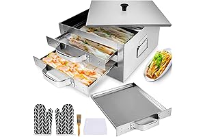 Stainless Steel 2-Layer Electric Steamer For Making Vietnamese Banh Cuon