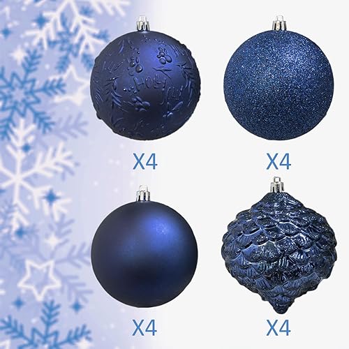 Miniatura 8 de KI Store Esferas de Navidad irrompibles, decoración para árbol de Navidad, bodas, fiestas, decoración del hogar