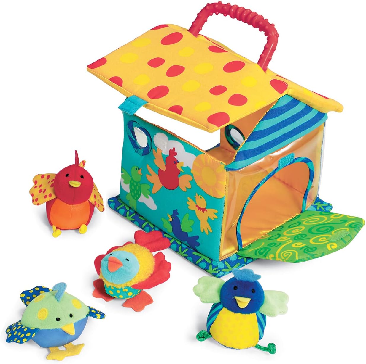 Manhattan Toy Put and Peek Birdhouse, Multi Color
