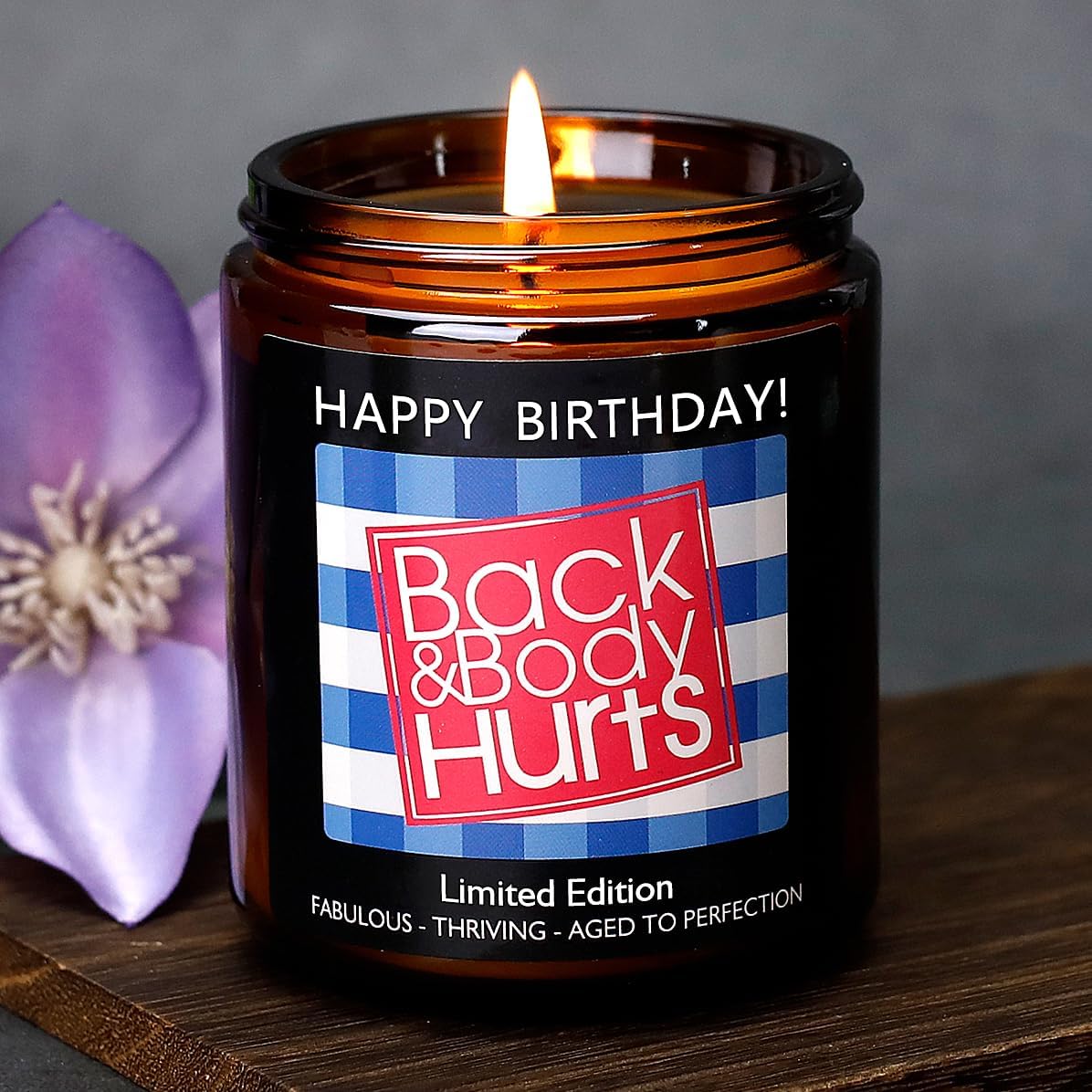Birthday Gifts for Women, Funny Happy Birthday Candles, 30th, 40th, 50th, 60th Birthday Decorations for Women, Men, Her, Him, Mom, Dad, Men, Sister, Teacher, Friends, Unique Gifts ldeas