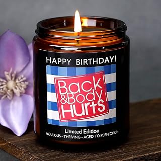 Birthday Gifts for Women, Funny Happy Birthday Candles, 30th, 40th, 50th, 60th Birthday Decorations for Women, Men, Her, Him, Mom, Dad, Men, Sister, Teacher, Friends, Unique Gifts ldeas